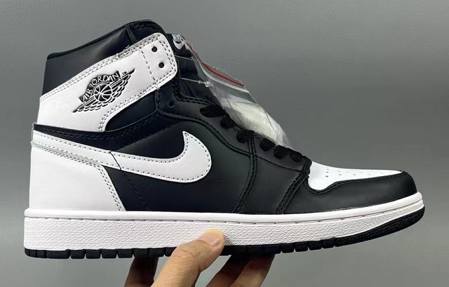 Air Jordan Retro 1 Grade AAA Black White 2.0 - Click Image to Close